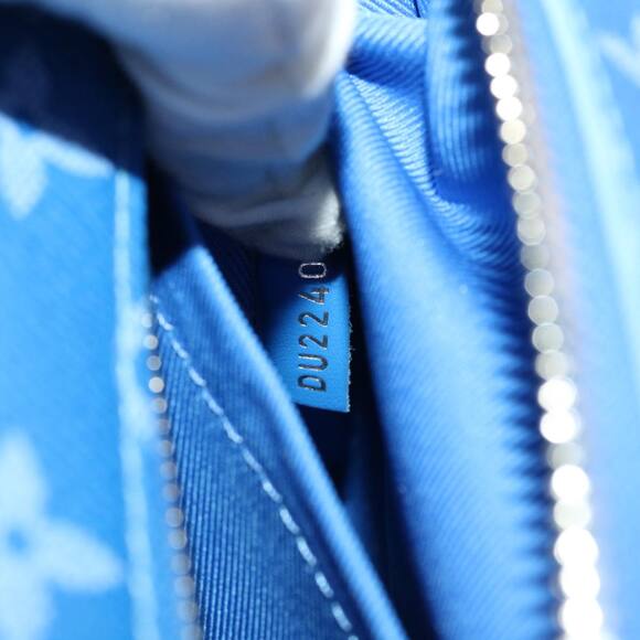 LOUIS VUITTON Monogram Clouds Soft Trunk Shoulder Bag Blue M45430 - Picture 11 of 16